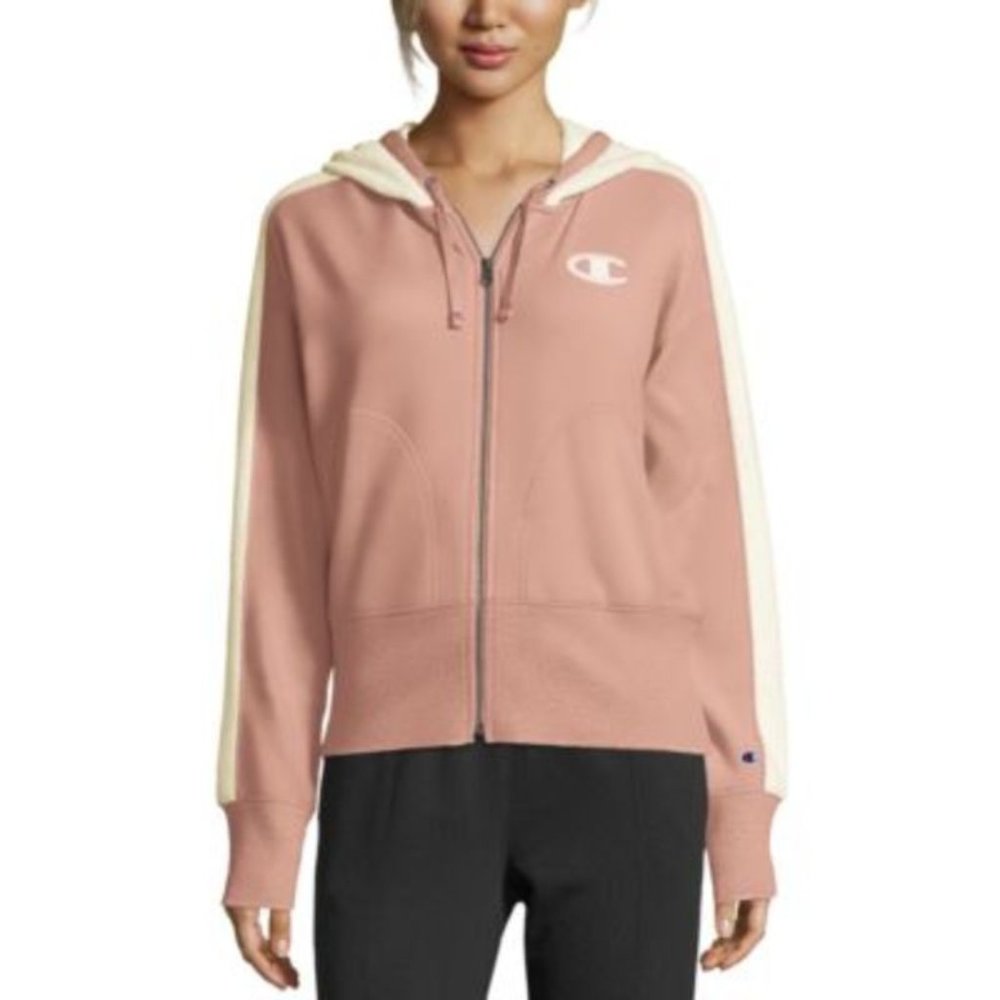 CHAMPION HERITAGE HERRINGBONE ZIPUP HOODIE
